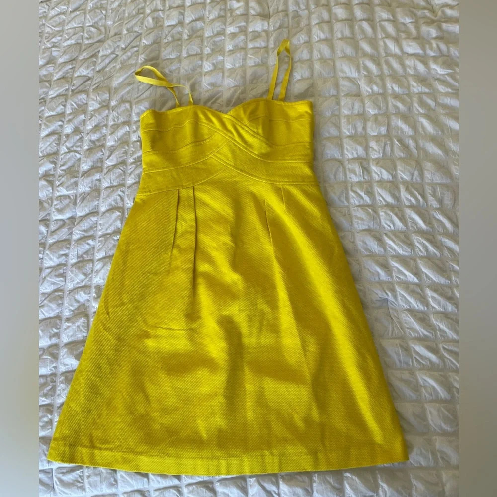 Nanette Lepore Y2K yellow dress